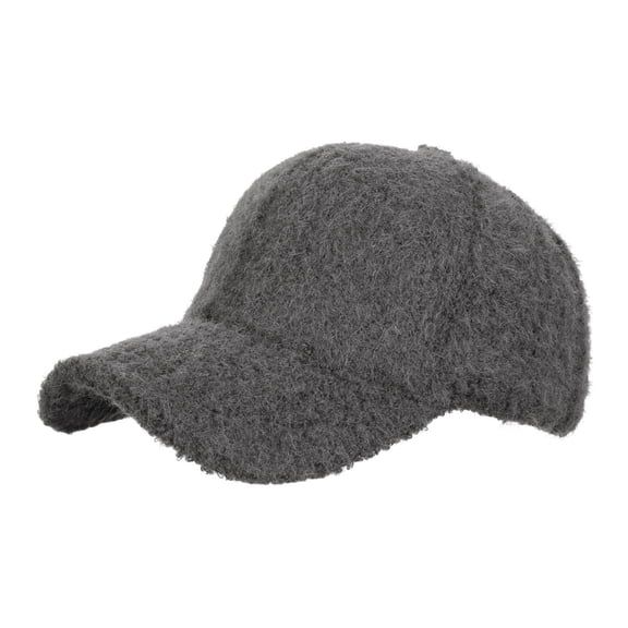 Uaswgudfs Women's Outdoor Warm Cap Solid Color Winter Beanie for Hiking Camping Casual Wear Soft Fleece Baseball Cap for Women