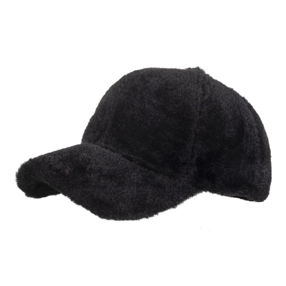 Uaswgudfs Women's Outdoor Warm Fuzzy Velvet Baseball Cap Solid Color Beanie Hat for Women Fashionable Winter Headwear Breathable Adjustable Strapback Cap