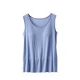 thumbnail image 1 of Uaswgudfs Women's Oversized Ruffle Sleeveless Tank Top - Soft Summer Sleep Shirt & Casual Pajama Tee for Lounge, Breathable with Padded, 1 of 3