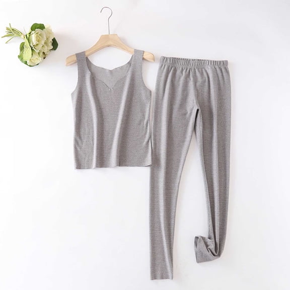Uaswgudfs Women's Pajama Set, Long Sleeve V - Neck Lounge Wear for Women, Cozy Casual Bedtime Pajamas Outfit