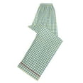 thumbnail image 1 of Uaswgudfs Women's Plaid Pajama Pants with Elastic Waistband & Tapered Cuffs, Soft Relaxed-Fit Fabric, Classic Check Design for Cozy Sleepwear 2XL, 1 of 3