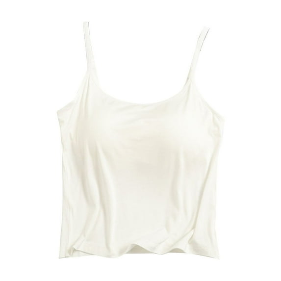 Uaswgudfs Women's Summer Sleeveless Cute Cami Pajama Top - Soft Sleep Tee for Lounge & Nightwear, Breathable Sizes S-XL