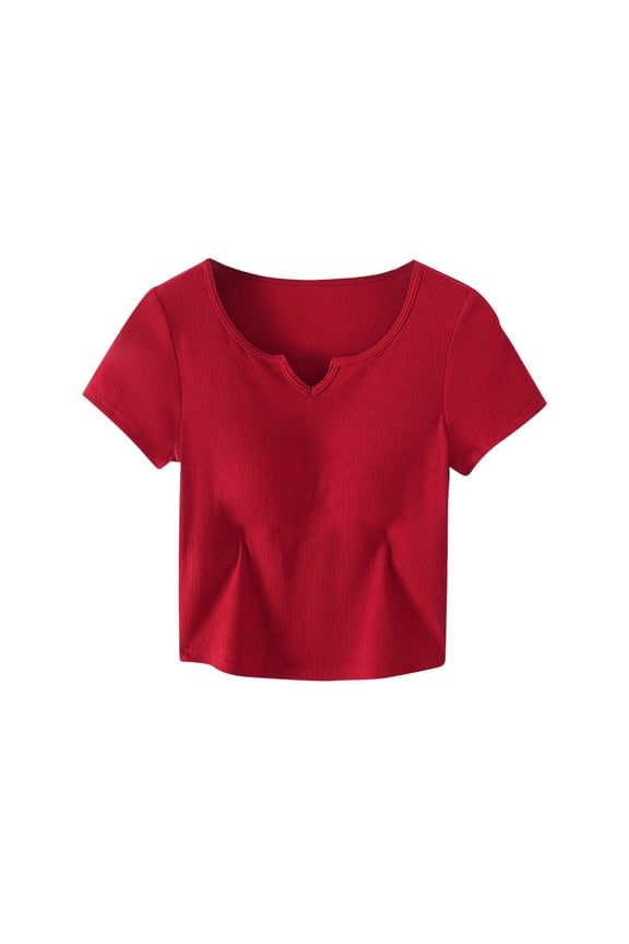 Women's Summer Slim Fit Sleep Short Sleeve Tank Top | Soft Contour Pajama Tee for Ladies | Home Casual Wear Breathable Cropped Pjs