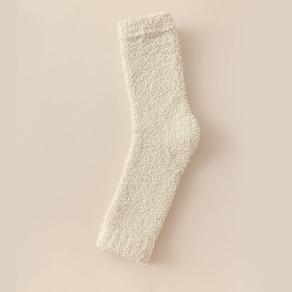 Uaswgudfs Women's Thermal Cozy Winter Ankles Socks, Thickened Cotton Sleep Socks Bed Socks for Bedroom & Home Use, Soft Breathable Footwear Green