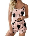 thumbnail image 1 of Uaswgudfs Women's Thin Strap Neckline Sleeveless Pajama Set - Lightweight & Breathable Loose-Fit Pants for Women, 1 of 5