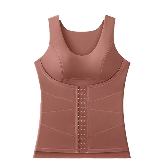 Uaswgudfs Women's Waist Trainer Tummy Control Shapewear Thermal Vest, Slimming Body Shaper for Women, Versatile Outerwear