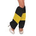 thumbnail image 1 of Uaswgudfs Women's Y2K Carnival Leg Warmers with Glitter, Festival Stretchy Knee High Socks for Costume Party Dance Black, 1 of 4