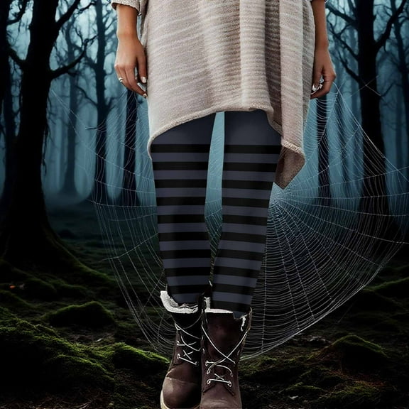 Uaswgudfs Women's Yoga Leggings with Textured Stripe Pattern, Slim Compression Fit, and Breathable Stretch Fabric for Active Comfort Dark Gray 3XL