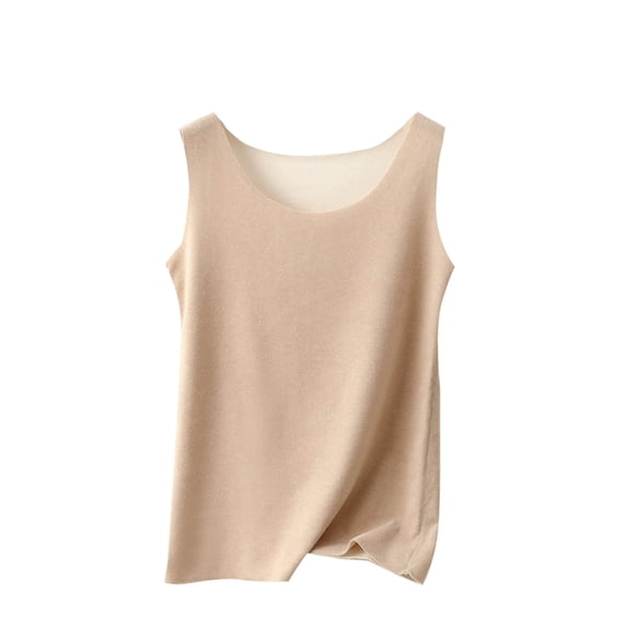 Uaswgudfs Women's cotton Sleep Tank Top Sleeveless Long style Pajamas Daily Home Shirt