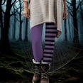 thumbnail image 1 of Uaswgudfs Yoga Leggings with Side Stripe Detail, Slim Fit, and Smooth Stretch Fabric for Active Wear Purple M, 1 of 9