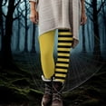 thumbnail image 1 of Uaswgudfs Yoga Leggings with Side Stripe Detail, Slim Fit, and Smooth Stretch Fabric for Active Wear Yellow XL, 1 of 9