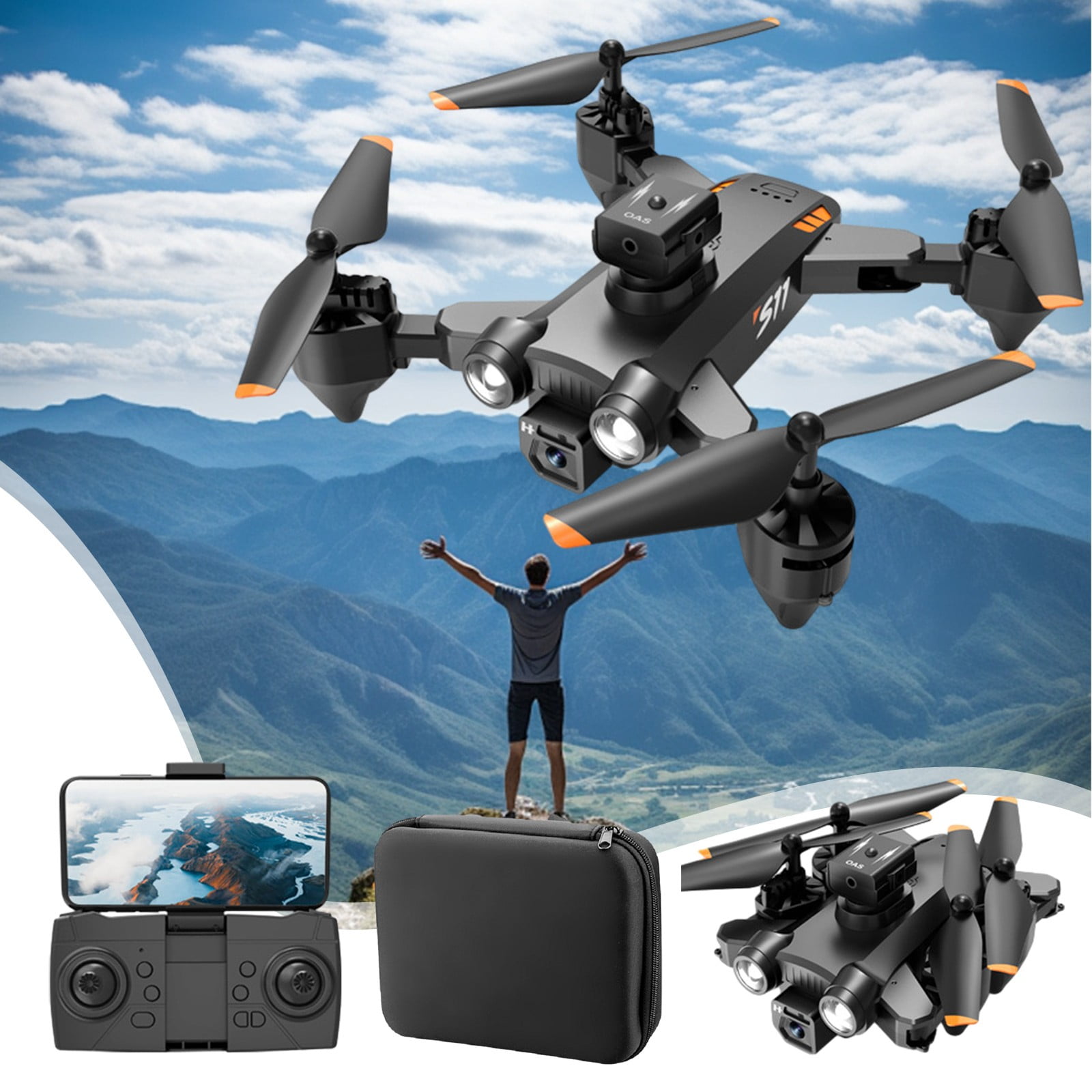 Uav Optical Electric Adjustable Folding Realtime Aerial Photography