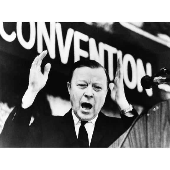 Uaw President Walter Reuther Speaking About The His Rift The Afl-Cio Head History (24 x 18)