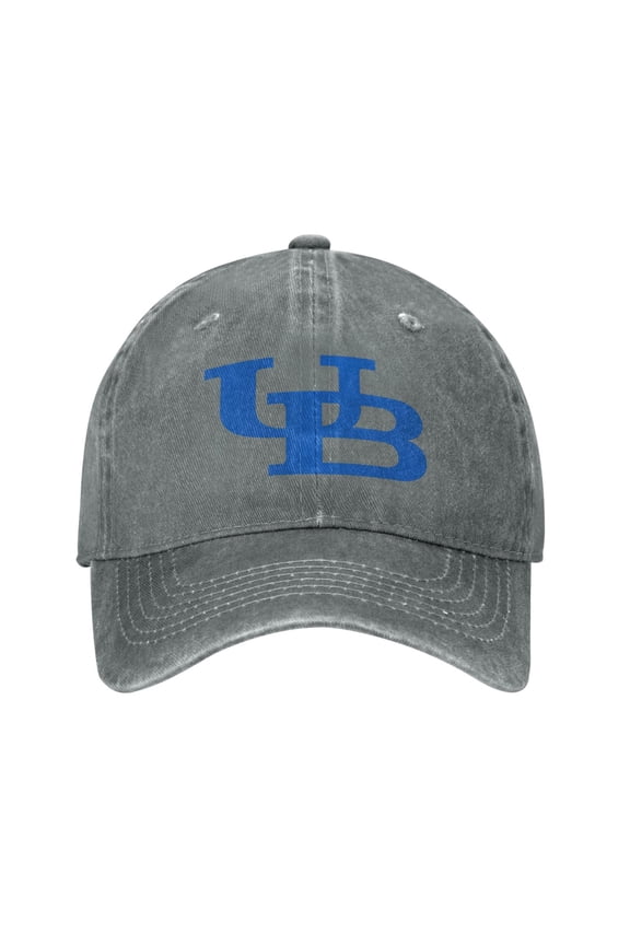 Ub University Logo Adult Adjustable Classic Washed Casquette Cap Hat Baseball Cap For Man For Woman