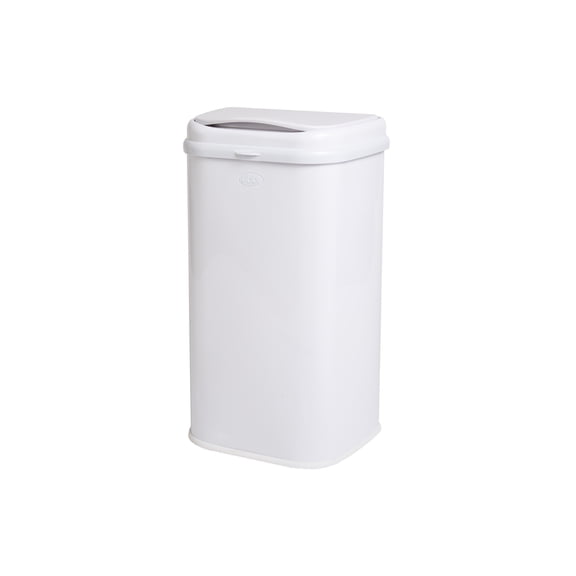 Ubbi Adult Steel Odor-Locking Diaper Pail, No Special Bag Required, Award-Winning Design, White
