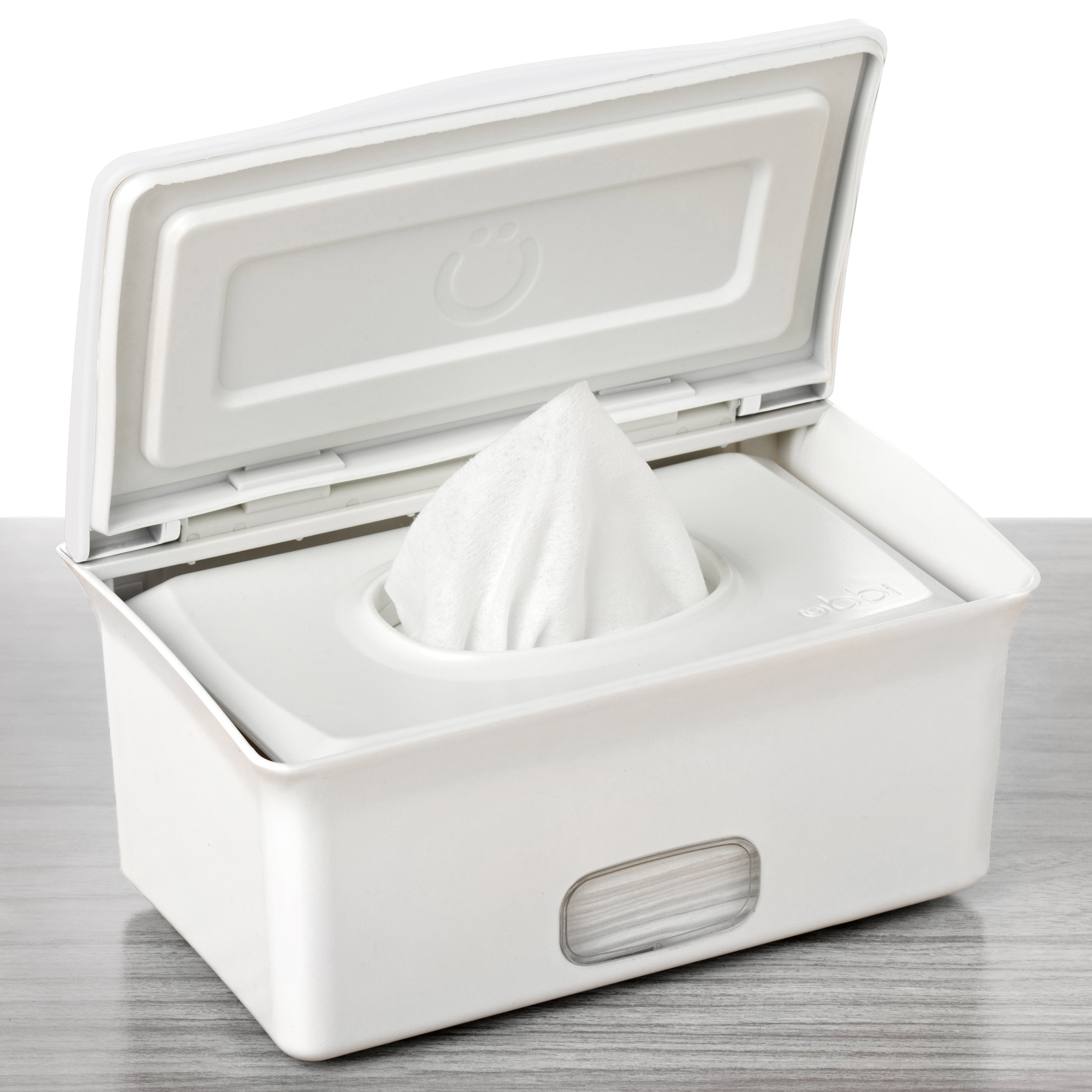Ubbi Baby Wipes Dispenser, Reusable & Refillable Plastic Container