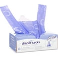 thumbnail image 1 of Ubbi Disposable Diaper Sacks, Lavender Scented, Easy-To-Tie Tabs, Diaper Disposal or Pet Waste Bags, 200 Count RDD17, 1 of 3
