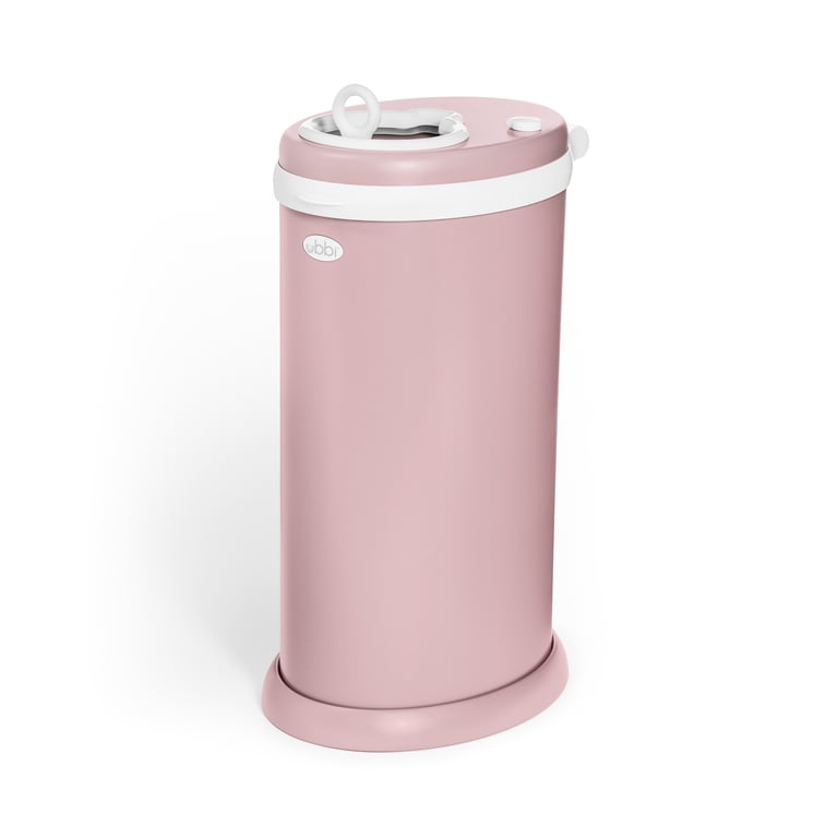 Ubbi Odor Locking Steel Diaper Pail, Baby Registry Must-Have, Fig