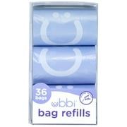 Ubbi On The Go Refill Bags, 36 Count
