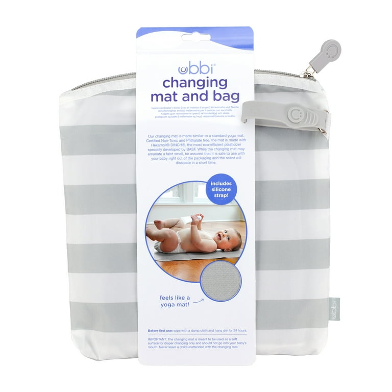 Ubbi On-The-Go Changing Mat with Carrying Bag, Soft and