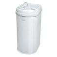 thumbnail image 1 of Ubbi Pet Odor-Locking Steel Waste Pail Cat Litter Disposal System, White, 1 of 7