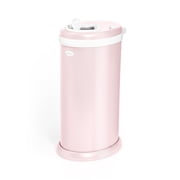 Ubbi Stainless Steel Diaper Pail, Odor Locking, No Special Bag Required, Award-Winning, Registry Must-Have, Blush Pink