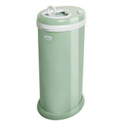 Ubbi Stainless Steel Diaper Pail, Odor Locking, No Special Bag Required, Award-Winning, Registry Must-Have, Sage Green