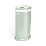 Ubbi Stainless Steel Diaper Pail, Odor Locking, No Special Bag Required, Award-Winning, Registry Must-Have, Sage Green