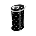 Ubbi Steel Diaper Pail, Black Triangles