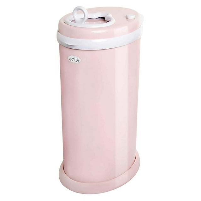 Ubbi Steel Diaper Pail, No Special Bag Required, Baby Registry Gift