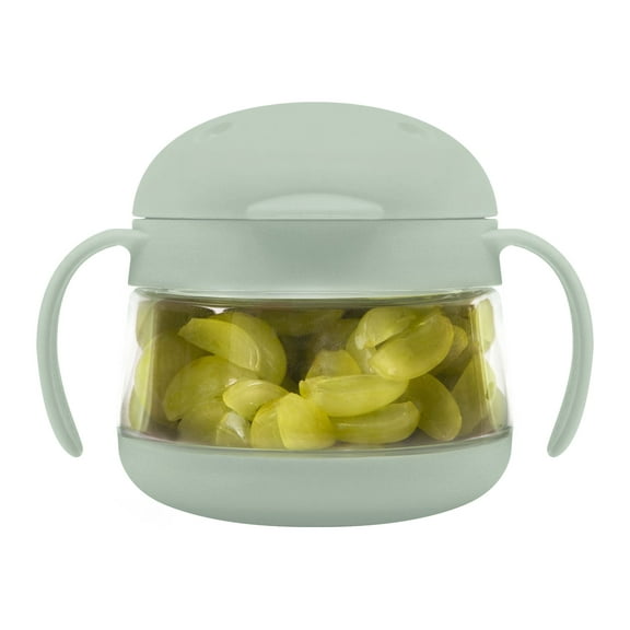 Ubbi Tweat Spill-Proof Snack Container for Toddlers & Kids, BPA-Free, Sage