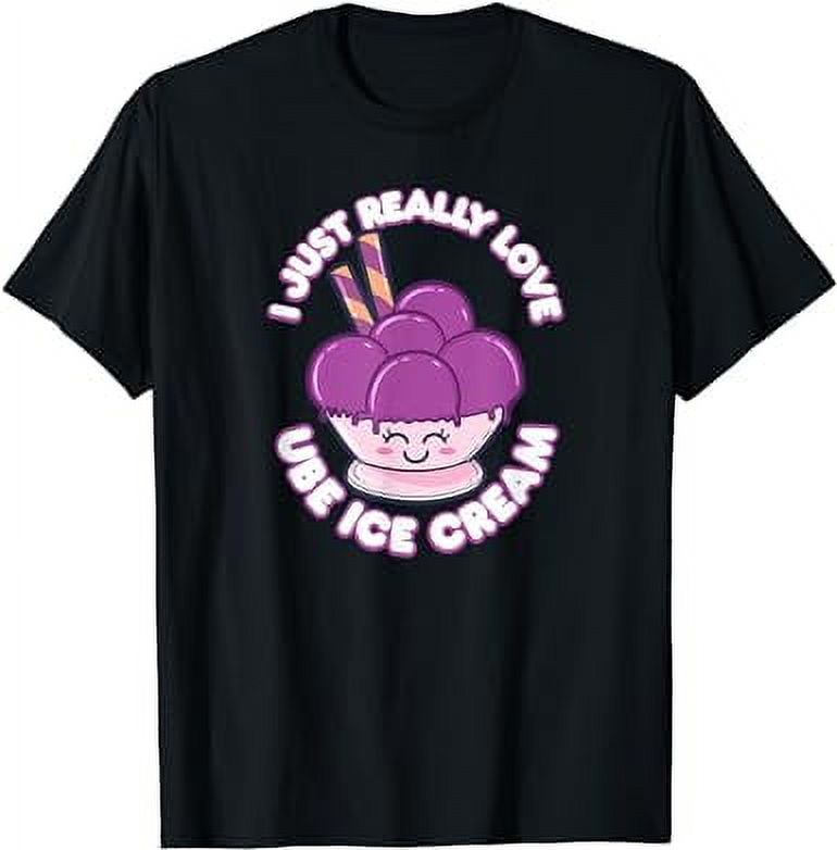 Ube Ice Cream Filipino Shirt Food Gift Philippines Kawaii TShirt