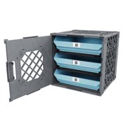 UbeCube Grabinet  1x3 Crate with Three Large Storage Bins