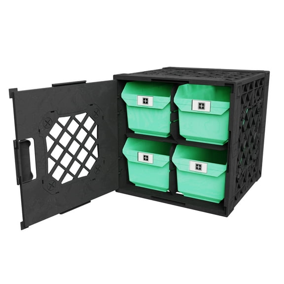 UbeCube Grabinetâ„¢ 2x2 - Crate with Four Storage Bins