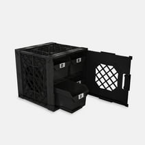 UbeCube Grabinet™ 2x2 - Crate with four storage bins that are heavy duty foam-filled polypropylene