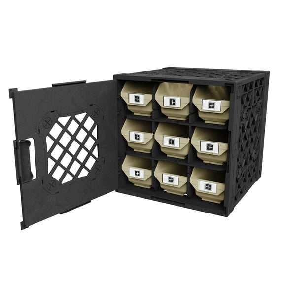 UbeCube Grabinet™ 3x3 - Crate with Nine Storage Bins