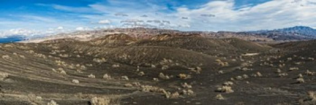 Ubehebe Lava Fields Ubehebe Crater Death Valley Death Valley National Park California USA Canvas Art - Panoramic Images (36 x 12)