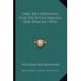 thumbnail image 1 of Uber Den Ursprung Und Die Entwickelung Der Sprache (1876) Paperback, 1 of 1