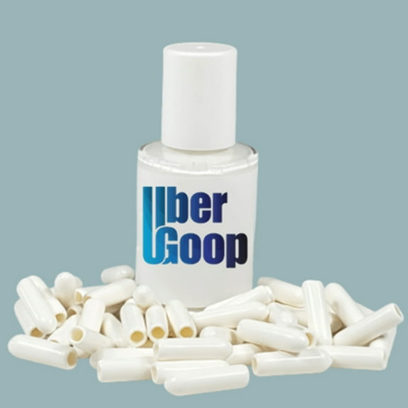 Uber Goop White Dishwasher Rack Coating w/50 caps - 1 oz