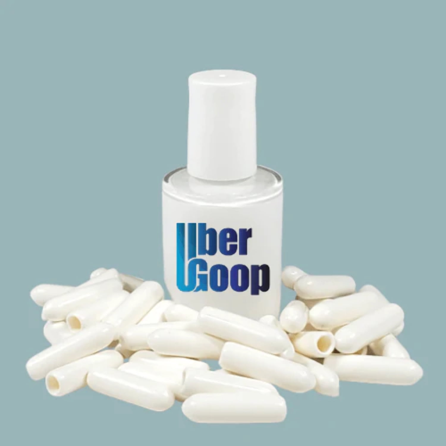 Uber Goop™ White Dishwasher Rack Repair Coating Kit w/40 caps 1/2 oz