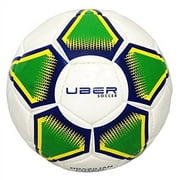 Uber Soccer Regulation Size and Weight Indoor Futsal Soccer Ball (Brazillian Glossy, 3)