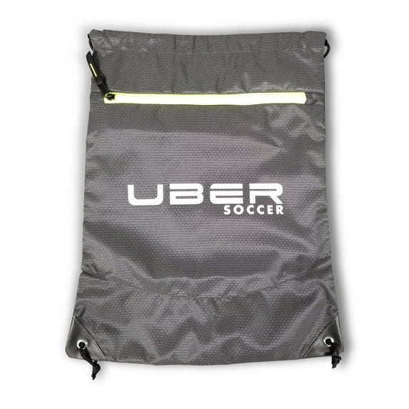 Uber Soccer Select Draw String Bag - Green and Black