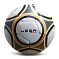 thumbnail image 1 of Uber Soccer Thermofusion Match Soccer Ball (3, Gold/Black), 1 of 2
