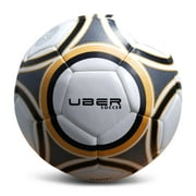 Uber Soccer Thermofusion Match Soccer Ball (3, Gold/Black)