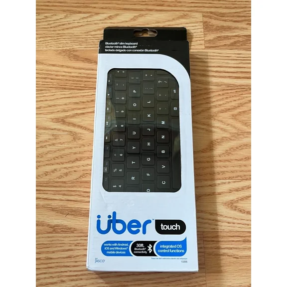 Uber Touch Slim Bluetooth Keyboard Black