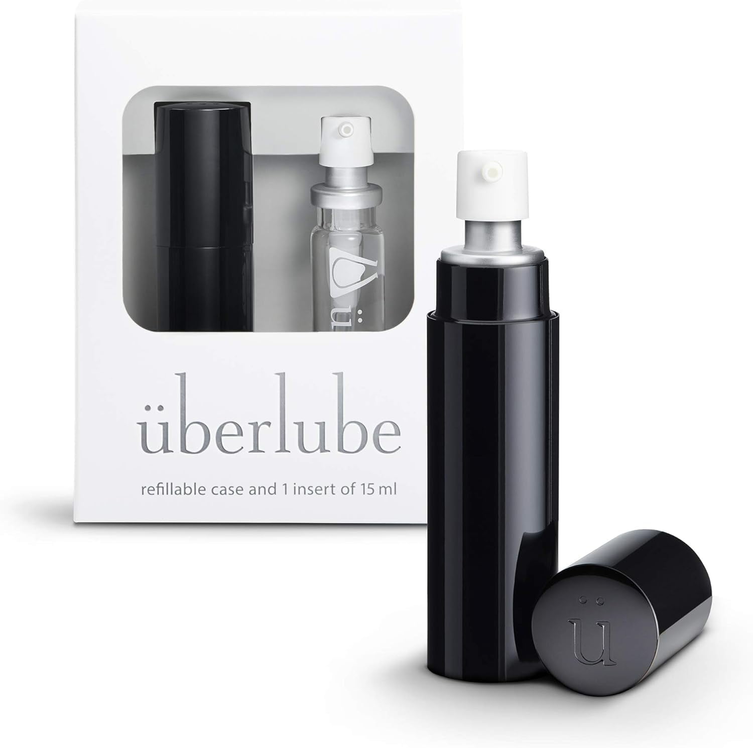 Uberlube Silicone Lube - Black Travel Kit 15ml Unscented Silicone Lubricant  Personal Lubrication - Latex-Safe Sex Lube Liquid for Couples, Flavorless,  Anal Lube, Works Underwater - 15ml Black - Walmart.com