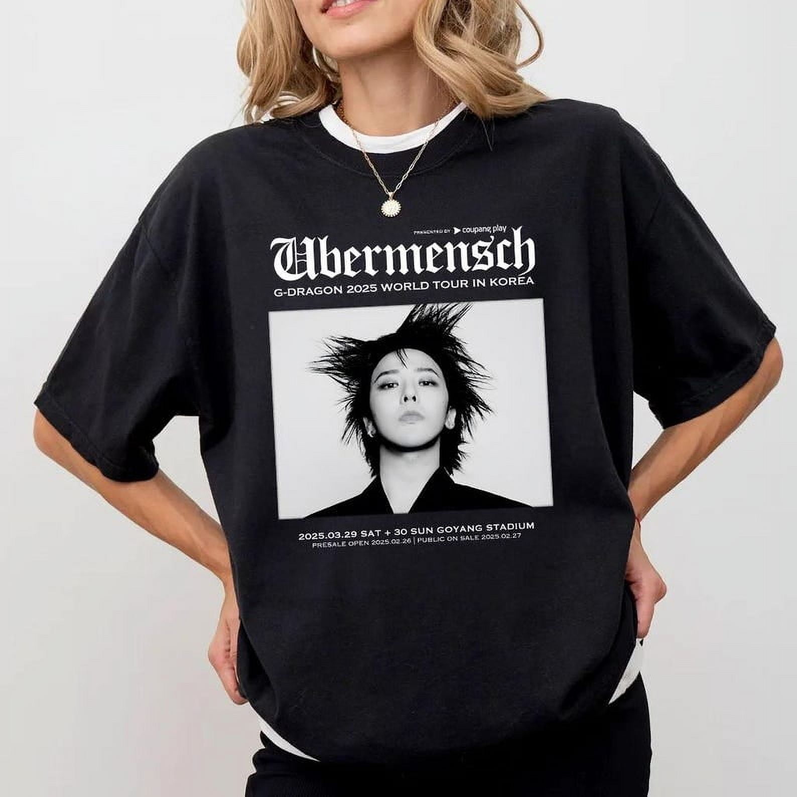 G-DRAGON Übermensch 展示会 Tシャツ　XL ジヨン Ubermensch G-DRAGON ジヨン 展示 韓国限定 Tシャツ 白 L