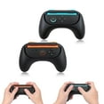 thumbnail image 1 of Uberwith Controllers Grips for Switch 2 JoyCons,ABS Wear-resistant Handle Kit for Switch2 JoyCons Controller, 2 Pack (Black), 1 of 6