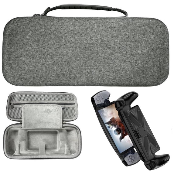 Uberwith EVA Portable Storage Bag and Protective Case Compatible with Playstation Portal, Shockproof Hard Carry Bag Anti-Scratch with Mesh Pocket for PlayStation Portal Remote Player