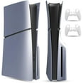 thumbnail image 1 of Uberwith Faceplate for PS5 Slim, Cover Plate, ABS Shell, Printed Logo, Matt Skin, with Extra 2 Controller Silicone Covers, 1 of 10